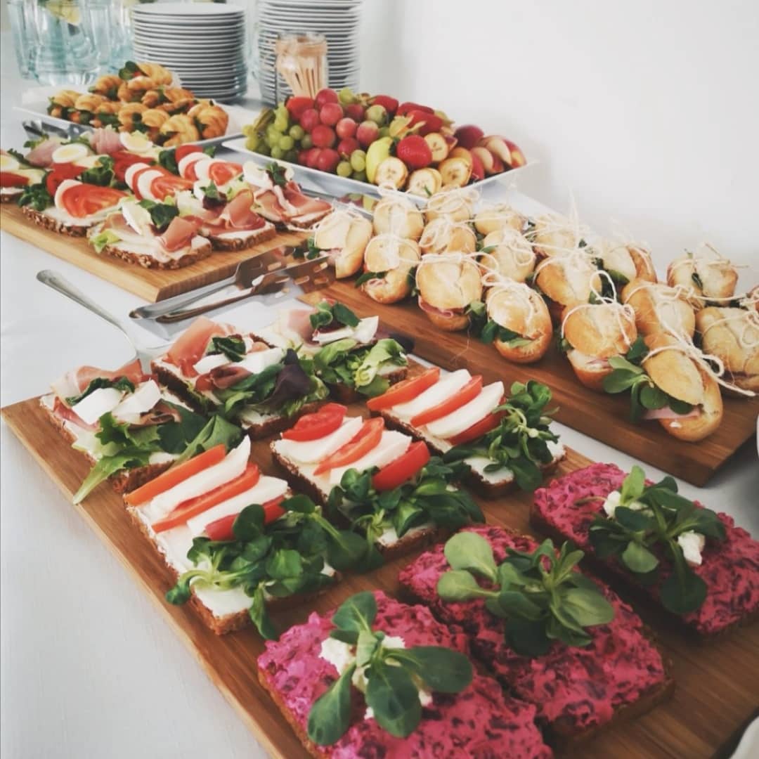 Catering event setup