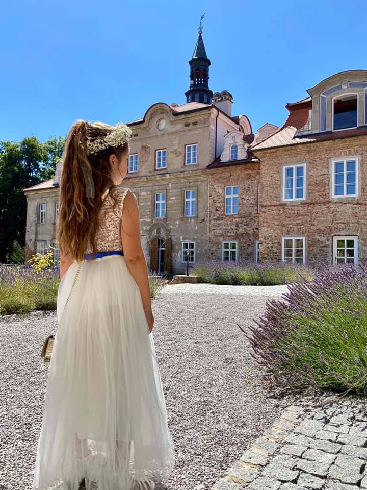 Zámek Svinaře park view