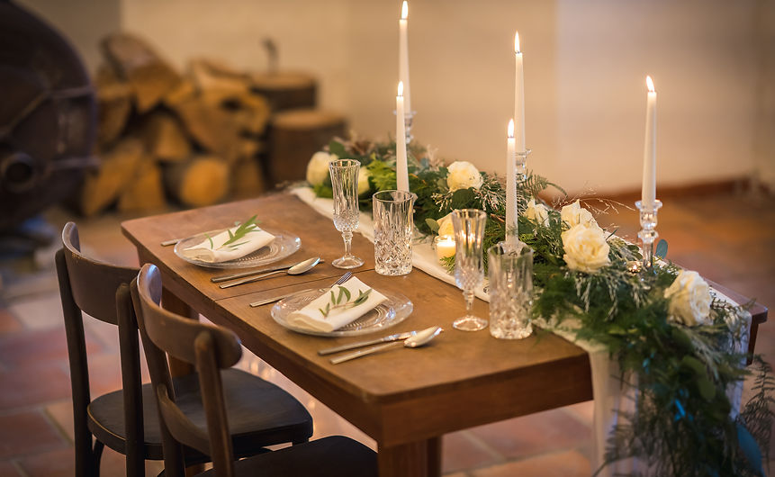 Chateau Lobkovice event setup