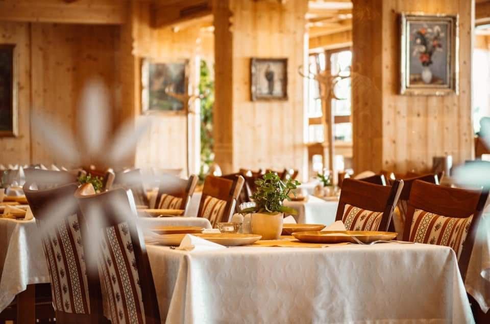 Hotel Soláň wedding setup