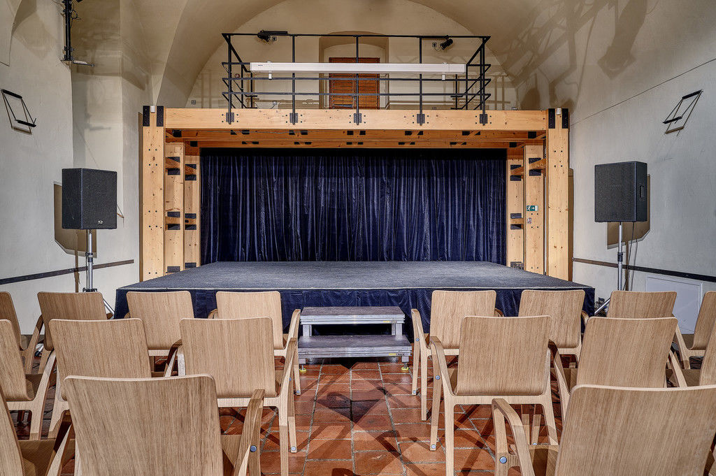Interior of the ceremonial hall at Purkrabství