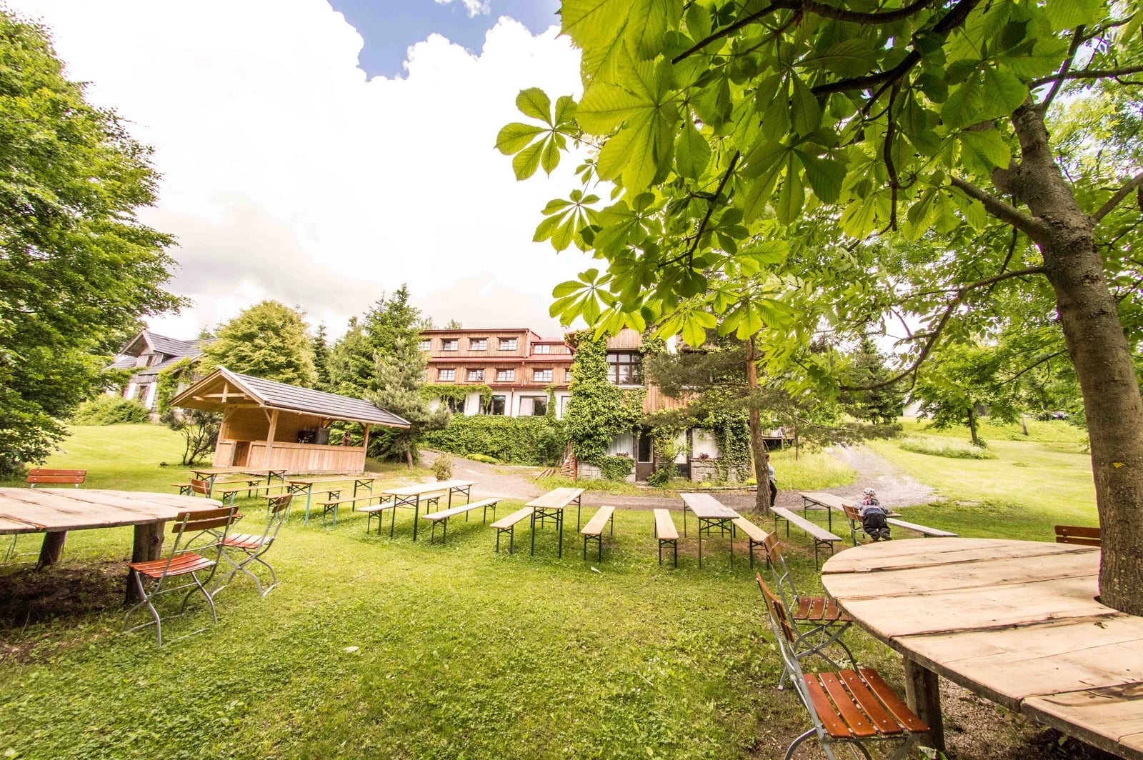 Hančova Bouda event setup