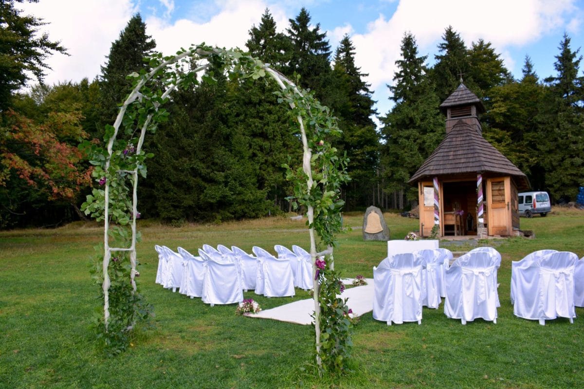 Lesní chata interior