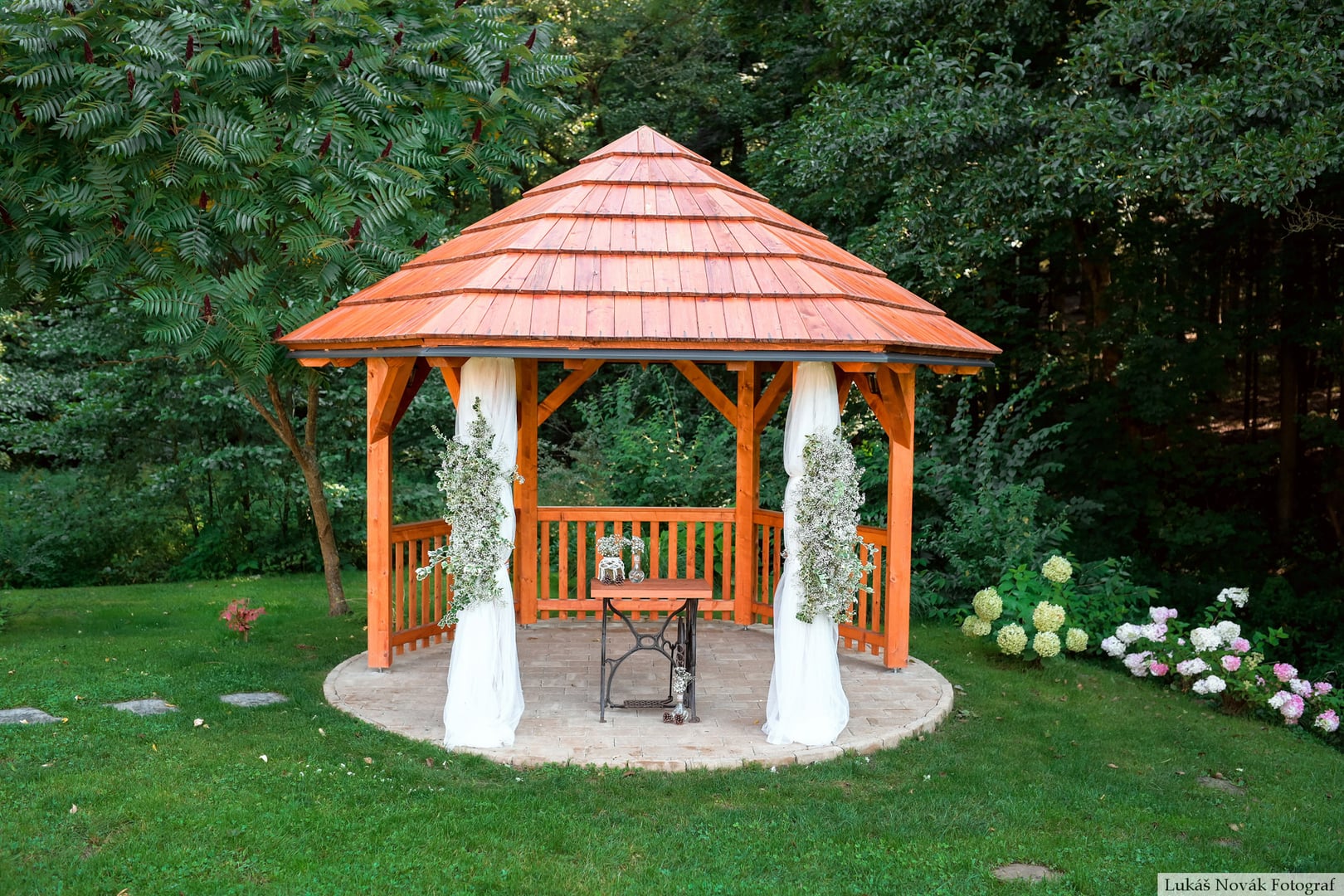 Wedding day celebration