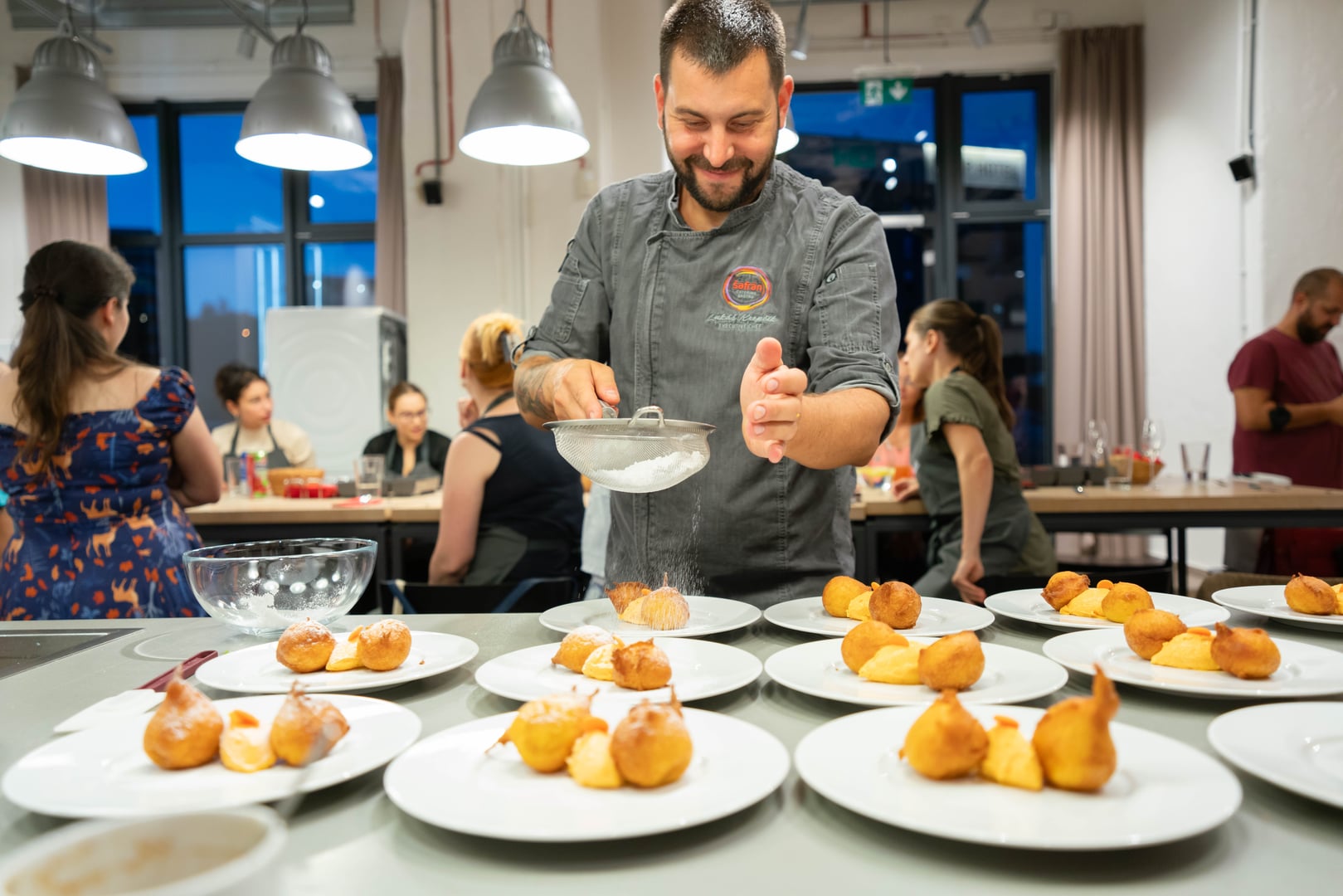 Catering dish presentation