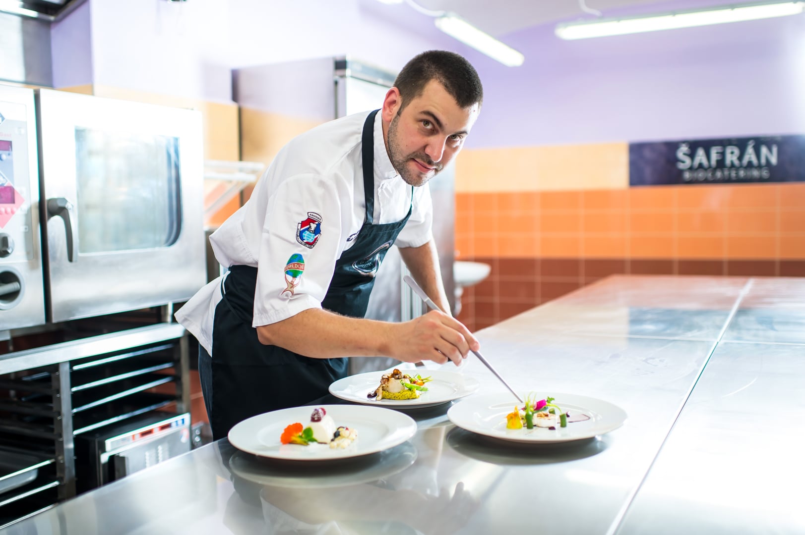 Catering event setup