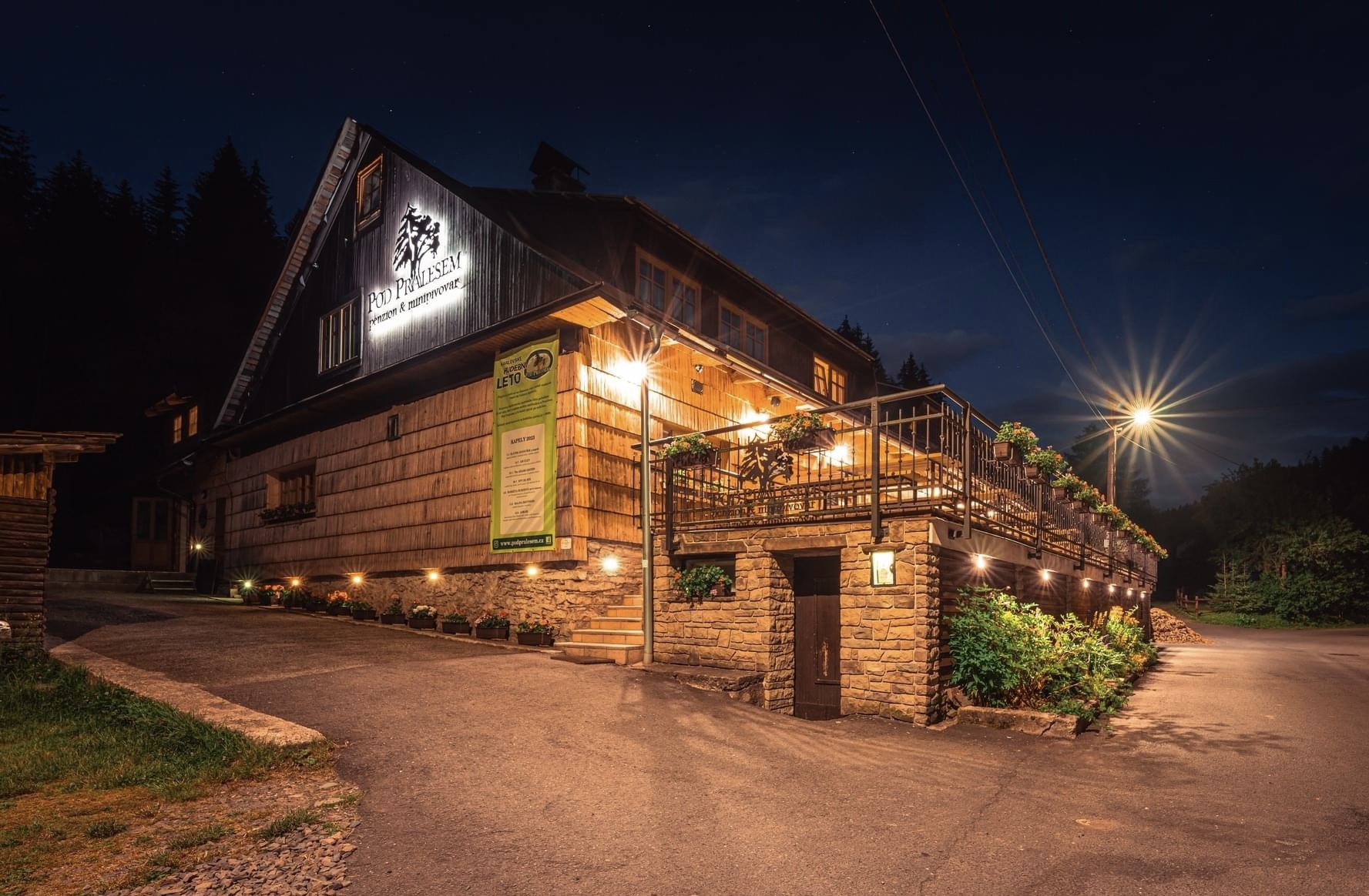 Penzion Pod Pralesem exterior