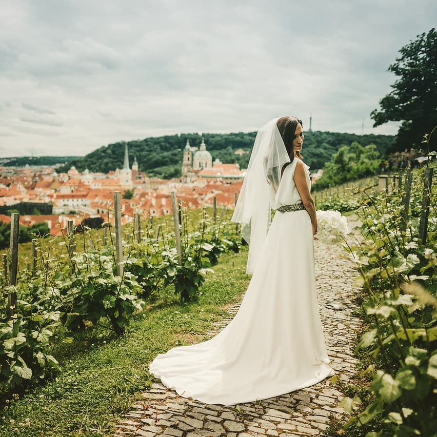 Wedding setup at Villa Richter