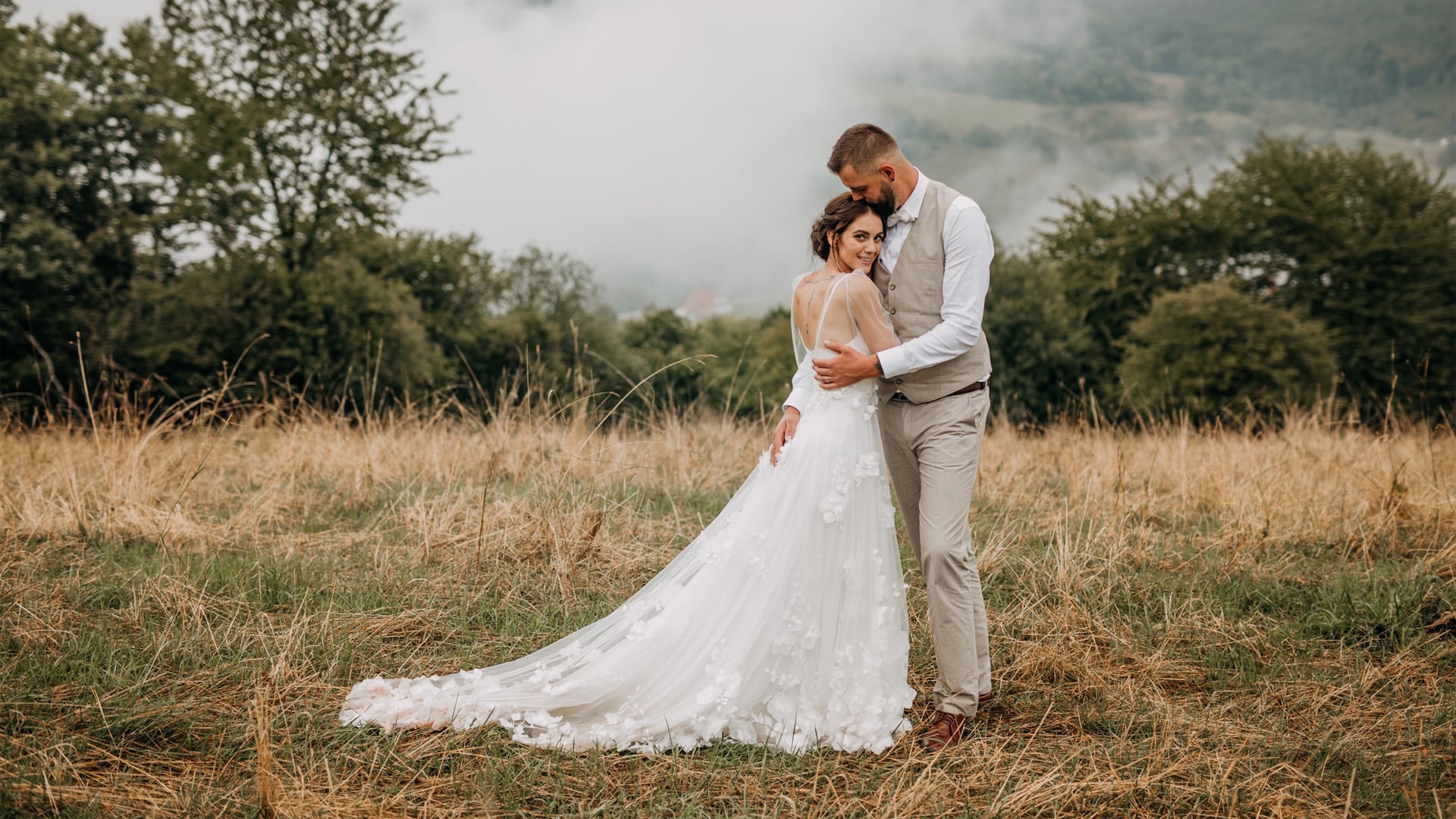 Custom wedding dress