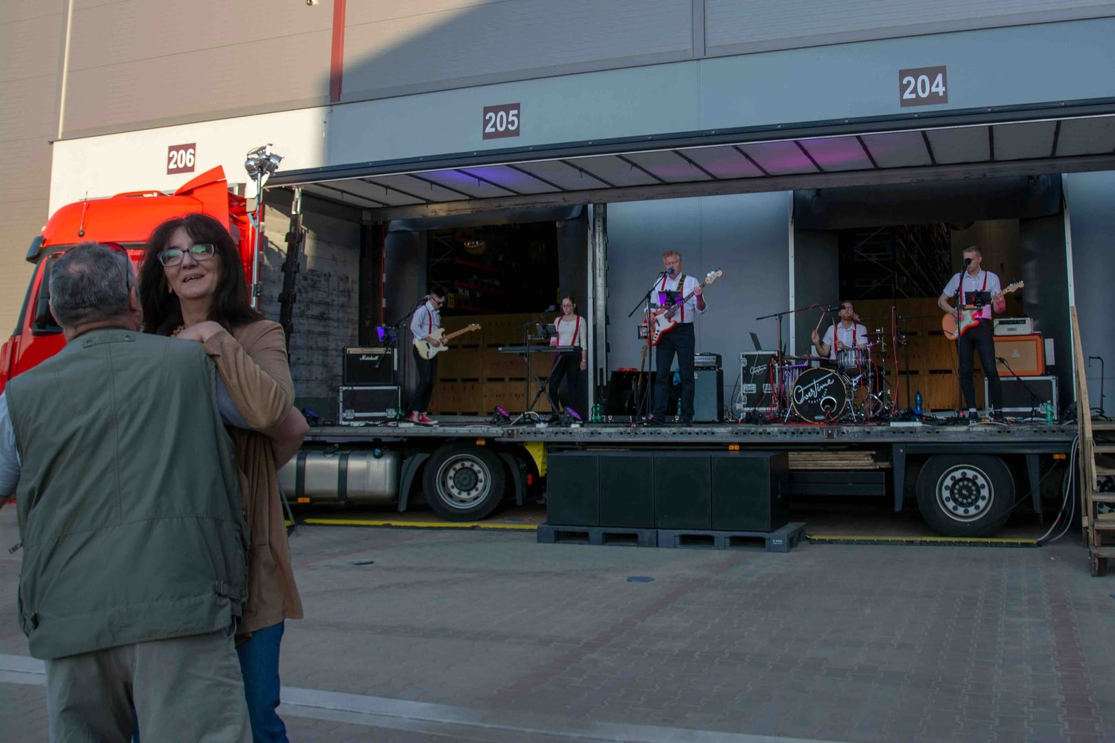 Overtime Party Band at a corporate party