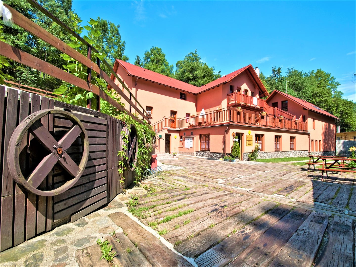 Interior view of Penzion Liškův Mlýn