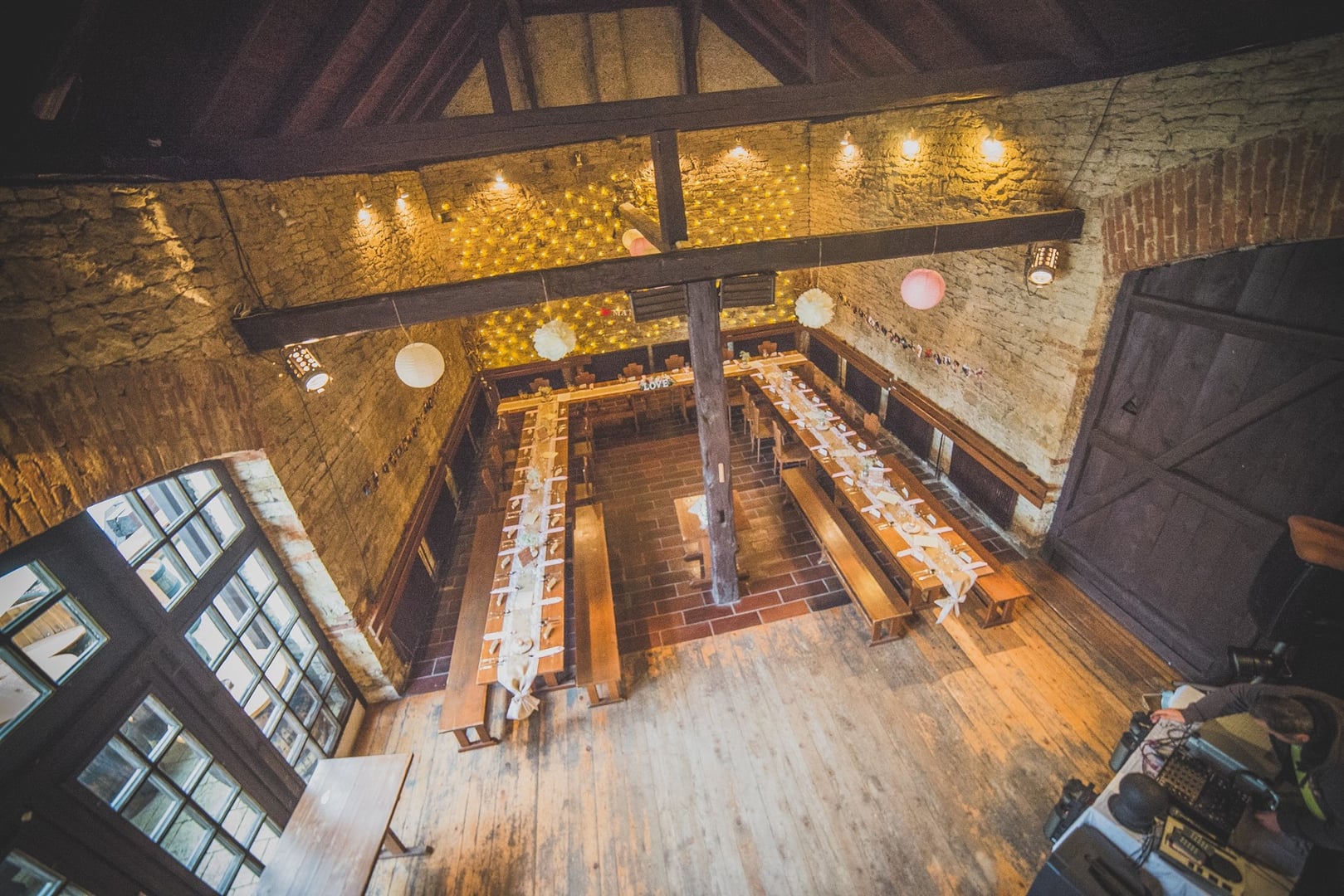 Traditional Czech cuisine setup