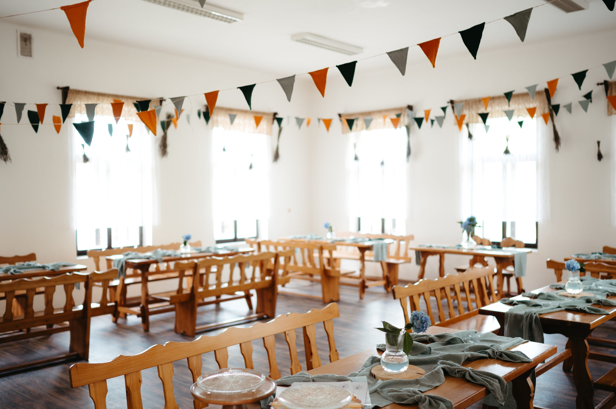 Wedding ceremony setup