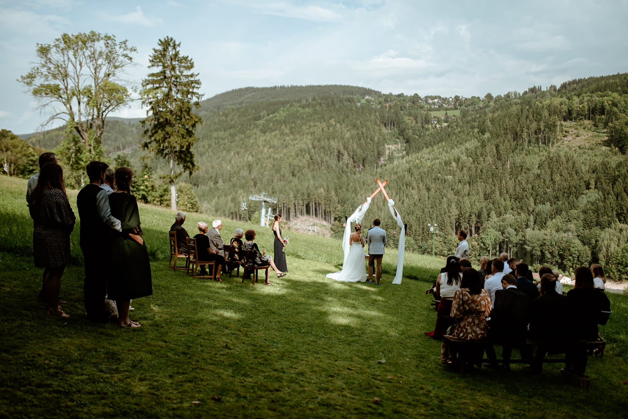 Wedding setup at Penzion u Königsmarků