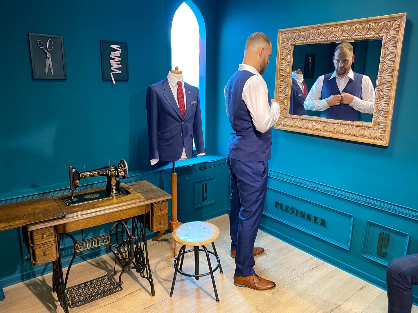 Tailored suit example