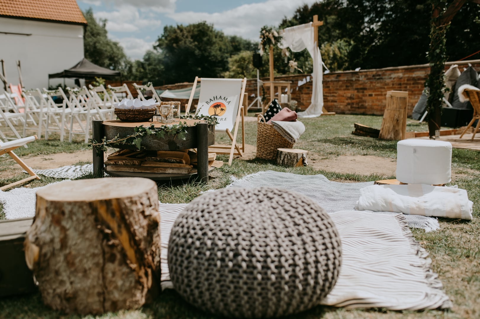 Wedding setup at Statek Pnovany