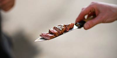 Catering dish presentation