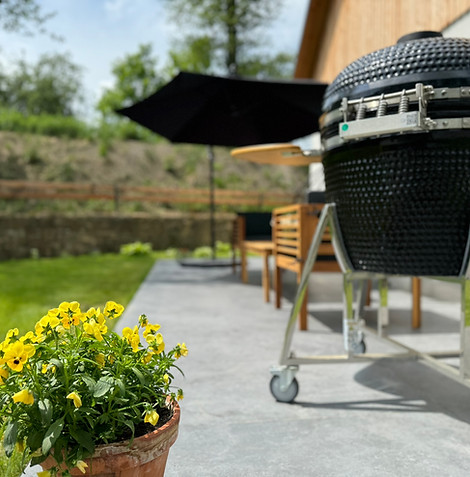 Terrace with grill