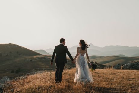 Chata Pláně wedding setup