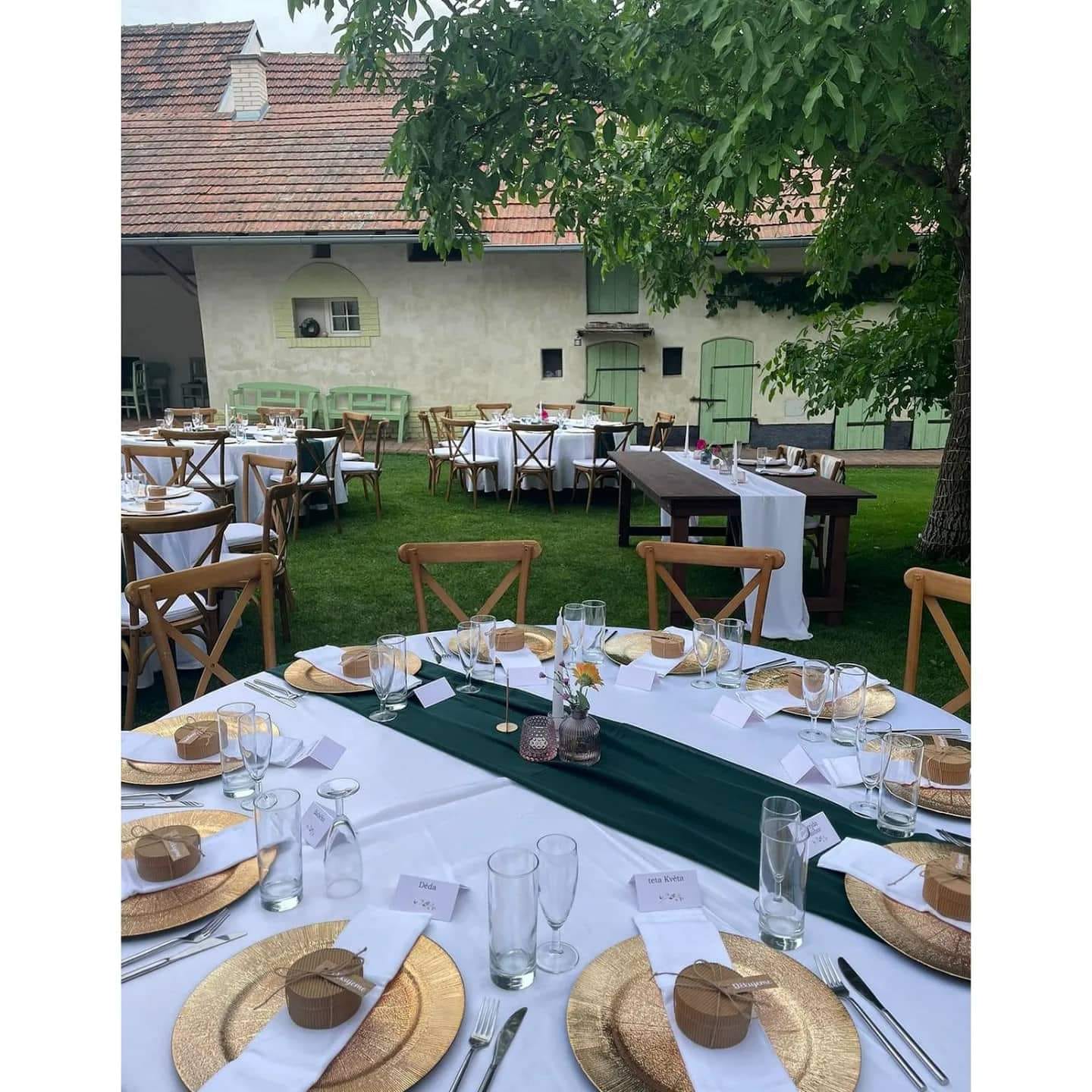 Garden view at Statek Březany