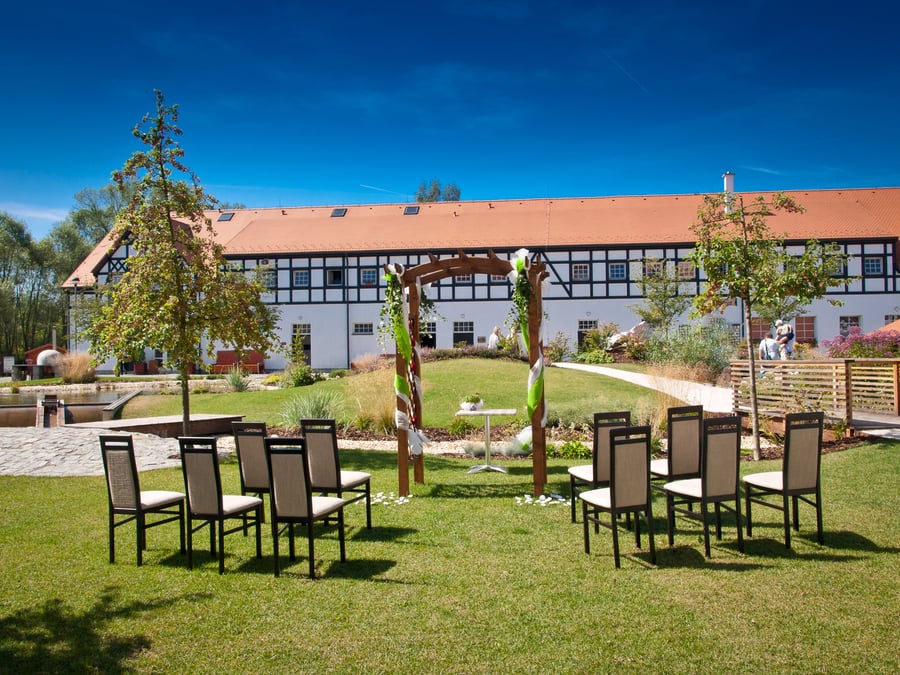 Wedding ceremony at Statek Bernard