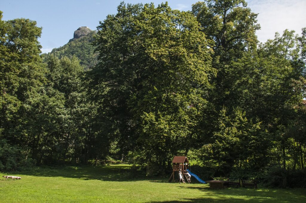 Garden with view of Kalich