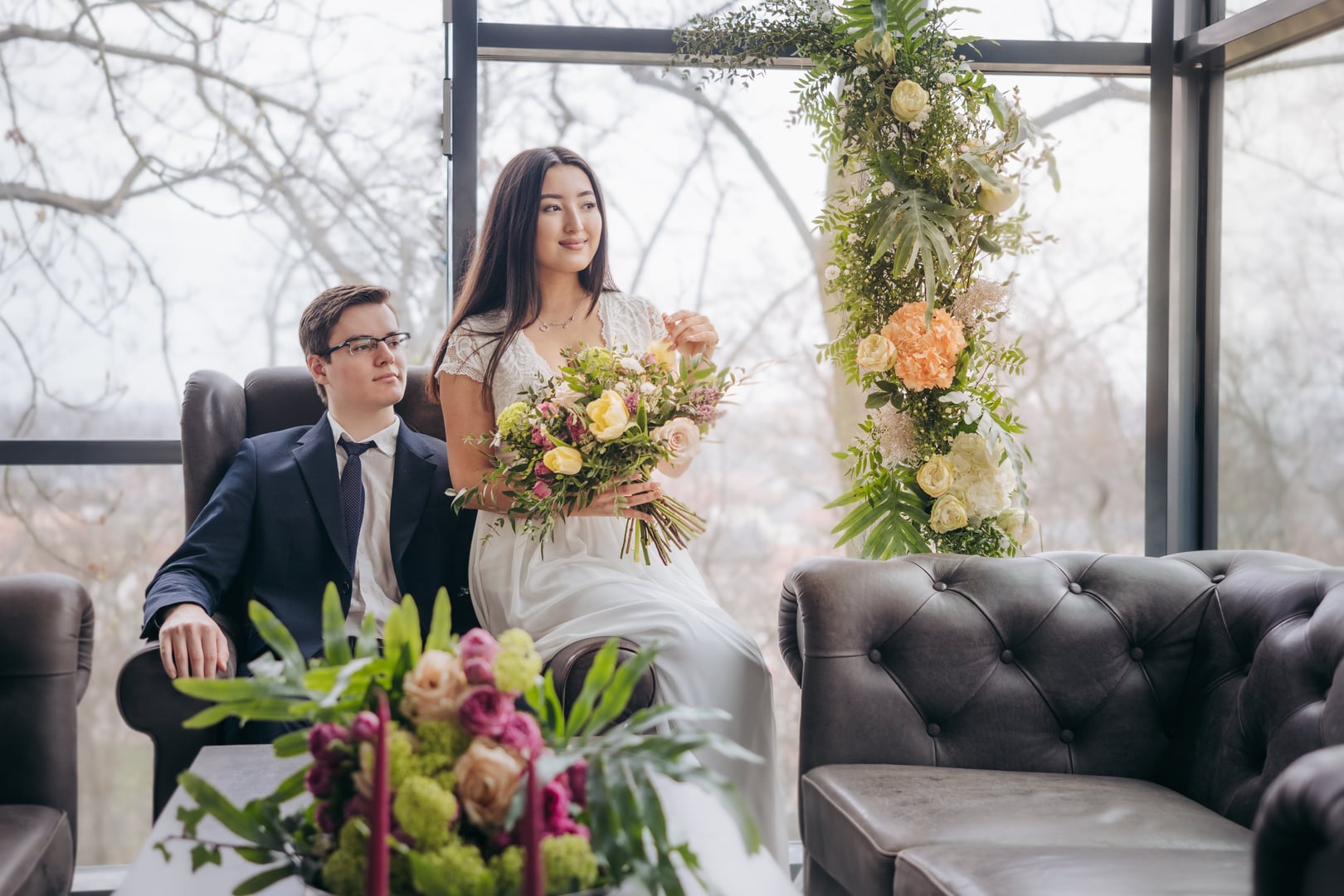 Wedding editorial at Petřín 8