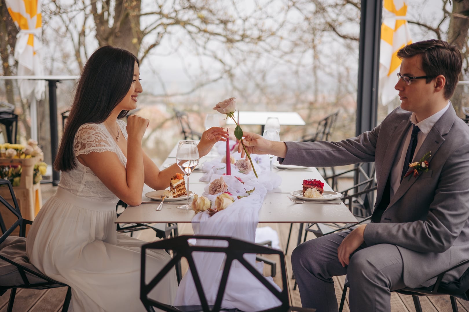 Wedding editorial at Petřín 37