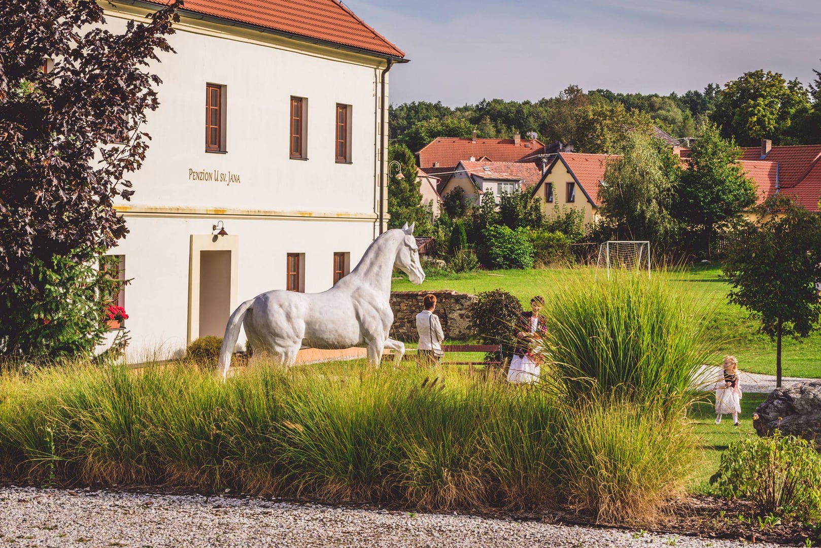 Wedding ceremony setup