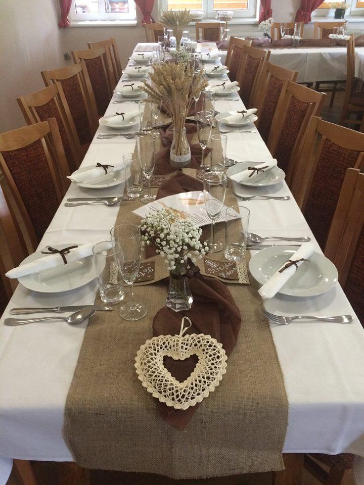 Wedding ceremony setup