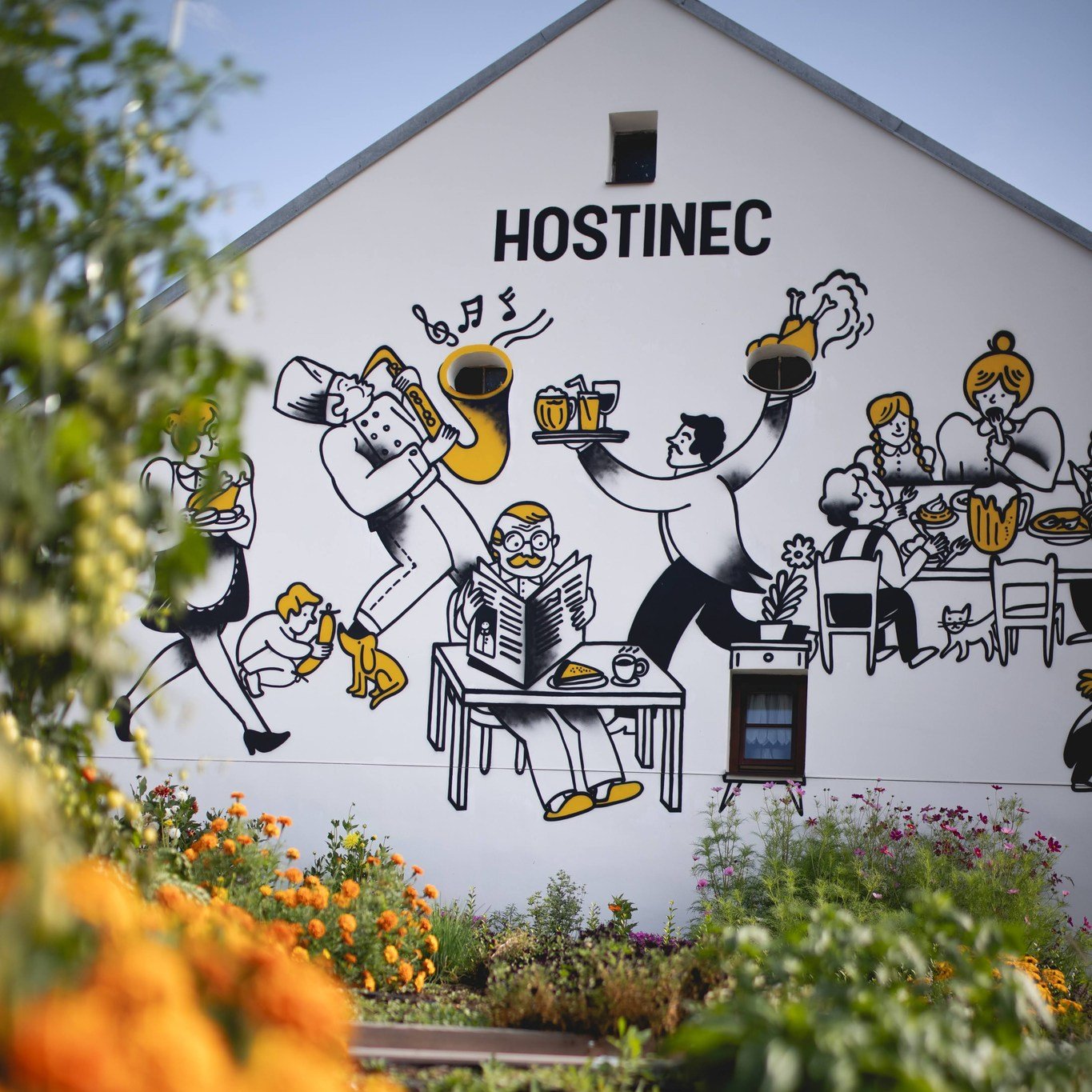 Exterior view of Stodola U Jiskrů