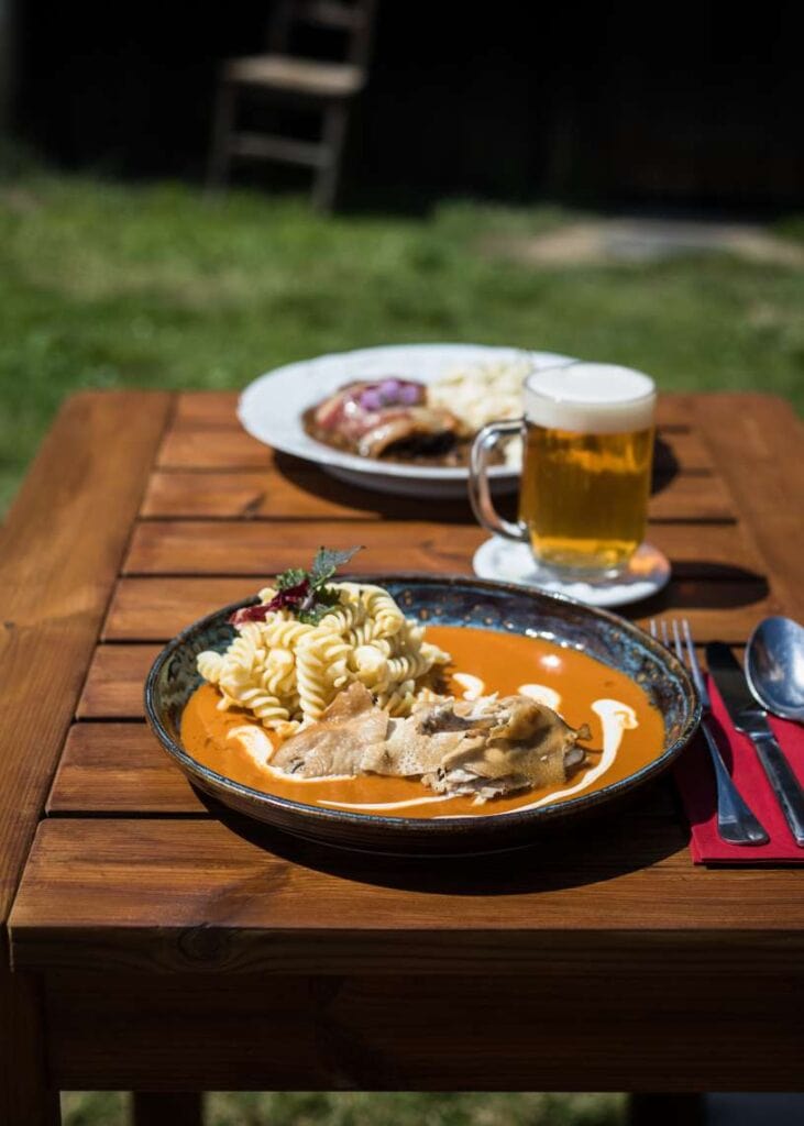 Interior view of Stodola U Jiskrů