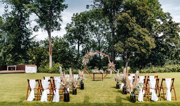 Garden ceremony area