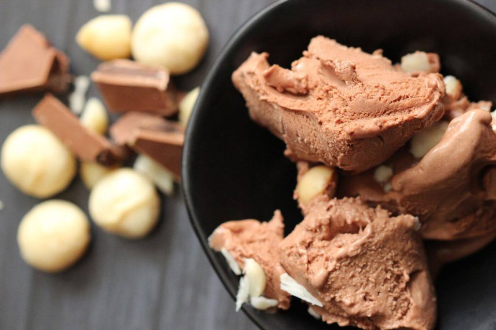 cokolada makadam zmrzlina