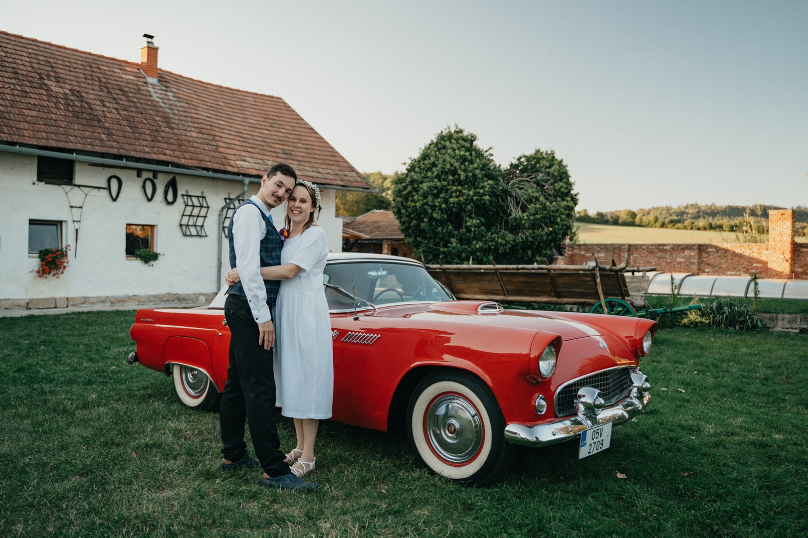 Wedding setup at Statek Ostružno