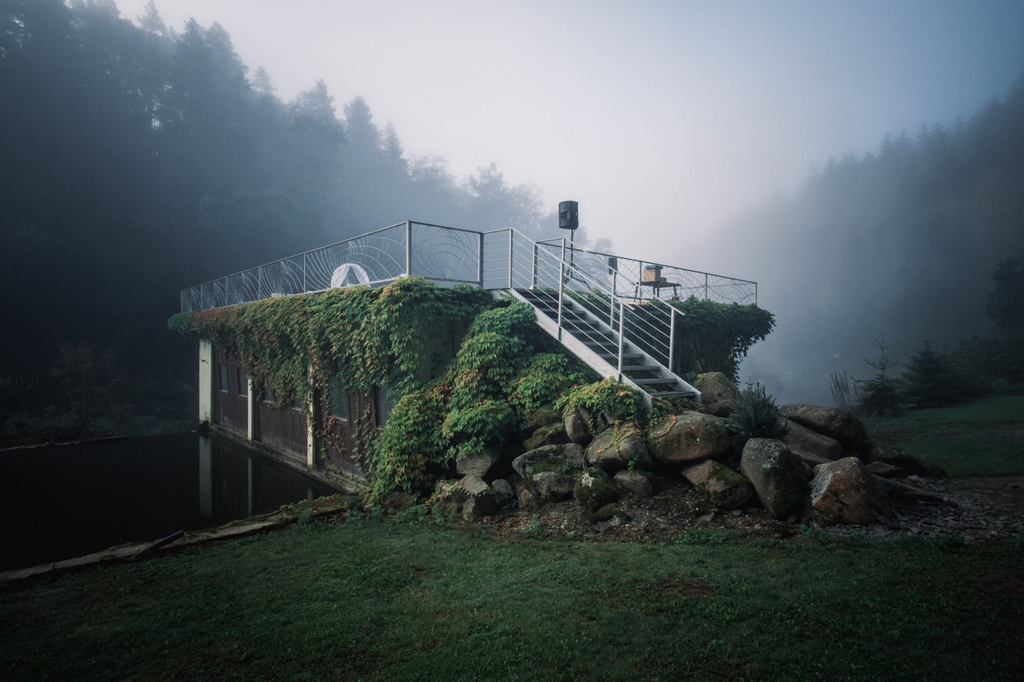 Garden area of Benešův mlýn