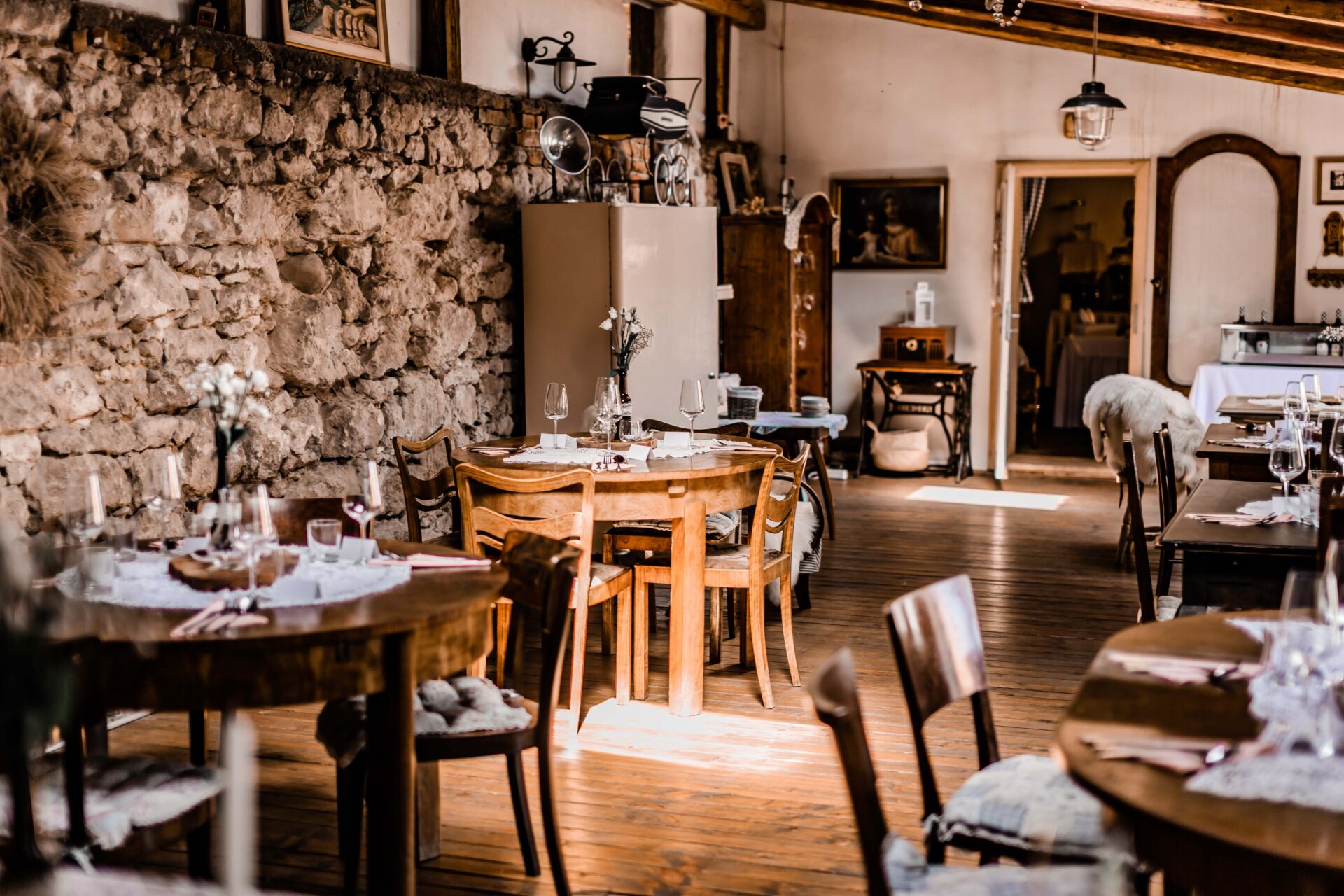 Interior view of Penzion Pastuška