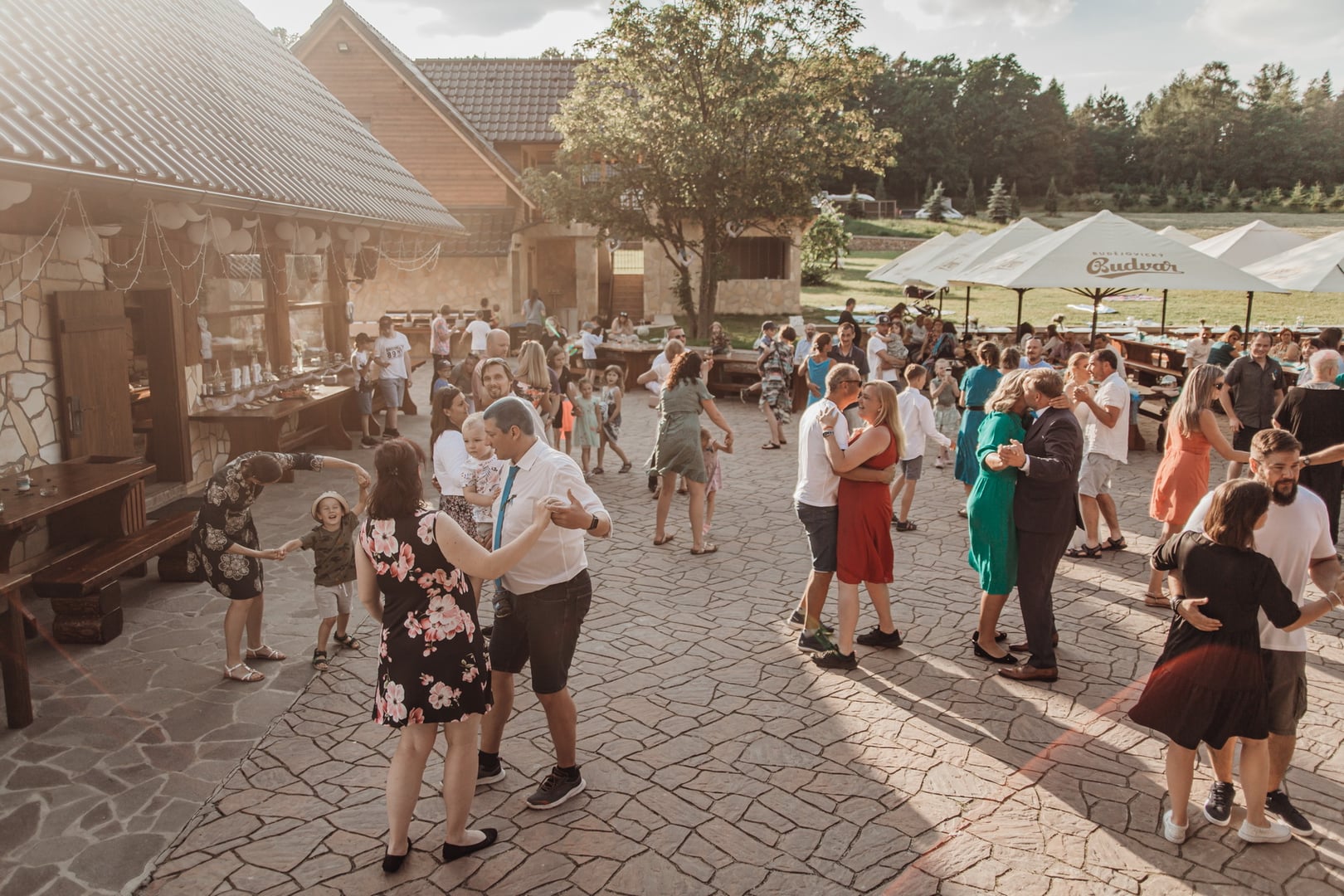 Wedding setup at Ranch Jestřebice