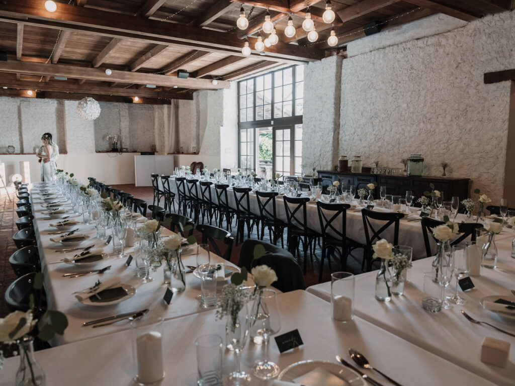 Wedding setup at Záryby 12